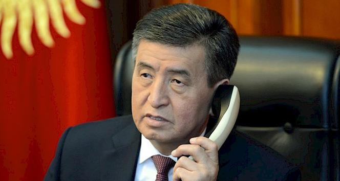 KÄ±rgÄ±zistan Devlet BaÅkanÄ± Ceenbekovdan CumhurbaÅkanÄ± ErdoÄana tebrik