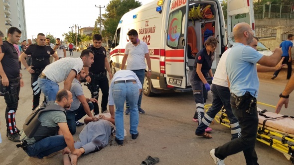 Polis ateÅ aÃ§mak zorunda kaldÄ±! Korku dolu dakikalar