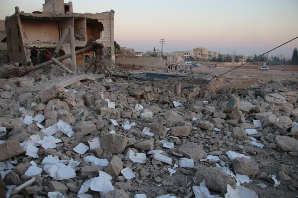 Rus uÃ§aklarÄ± Halep'i vurdu! Ãok sayÄ±da Ã¶lÃ¼ var