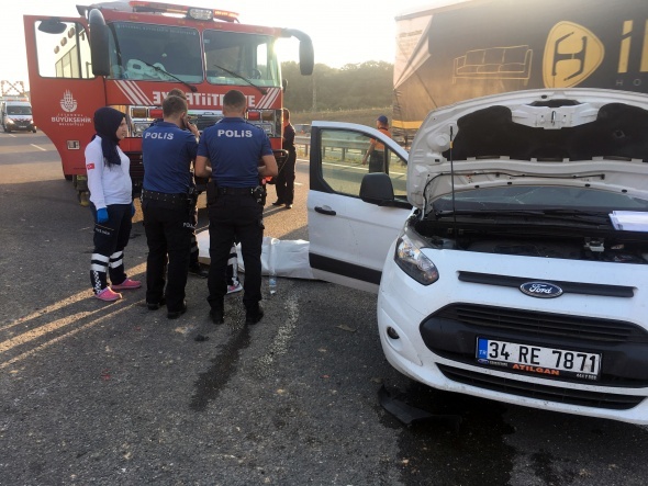 3. köprü yolunda kaza: 1 ölü, 2 yaralı