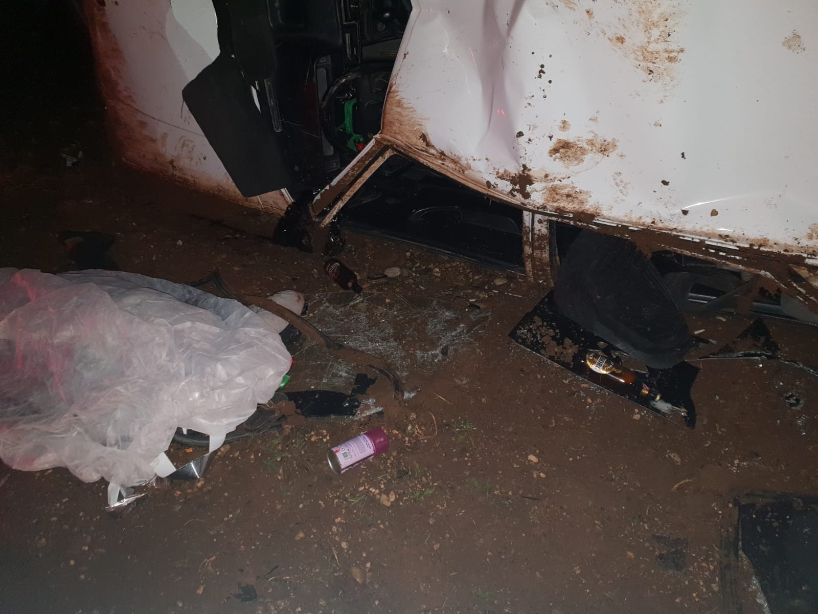 Yoldan çıkan otomobil takla attı: 1 ölü, 1 yaralı