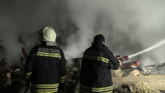 Bayburt'ta yangın