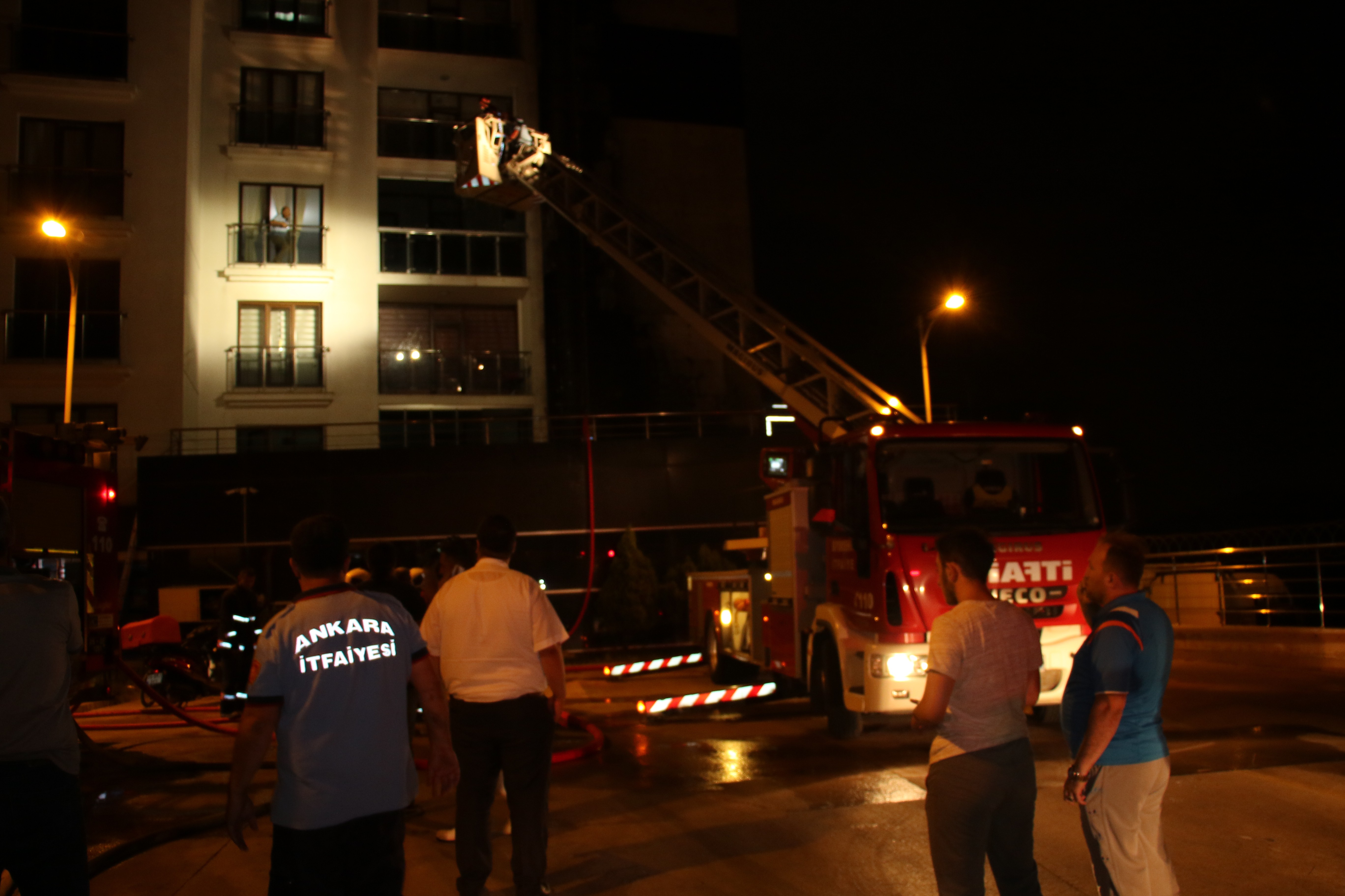 Ankara'da korkutan yangın