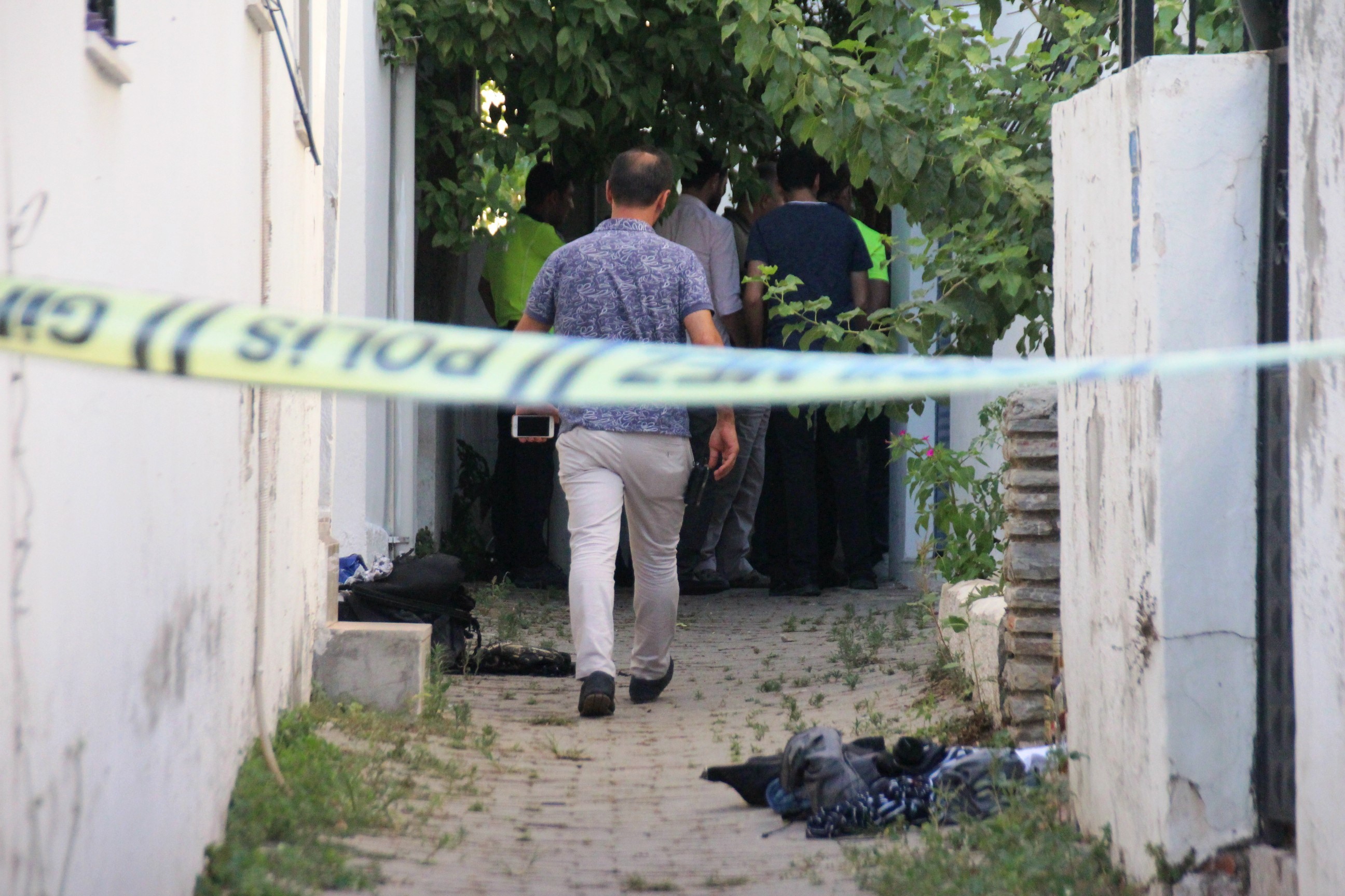 Bodrum’da ekipleri alarma geçiren patlama