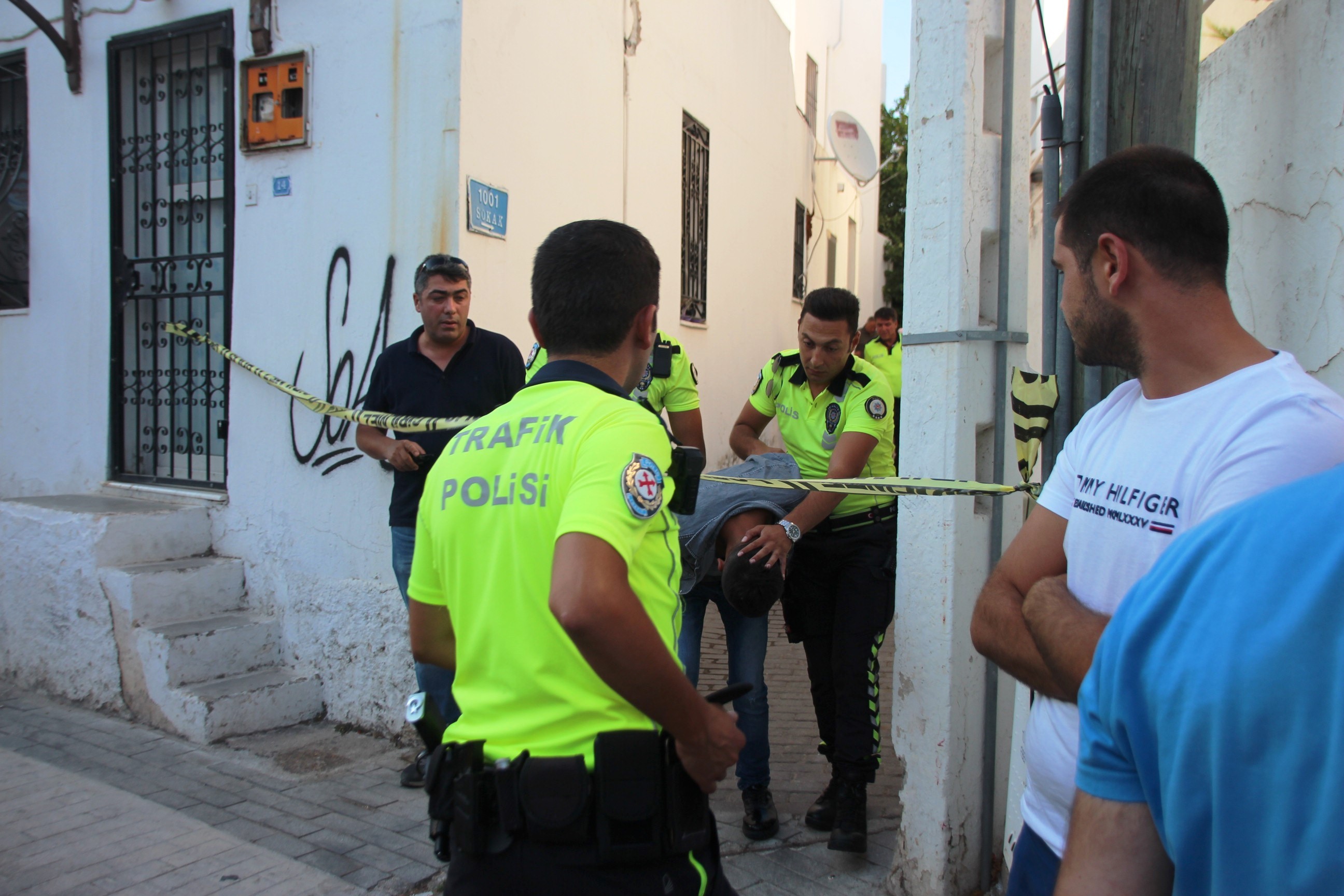 Bodrum’da ekipleri alarma geçiren patlama