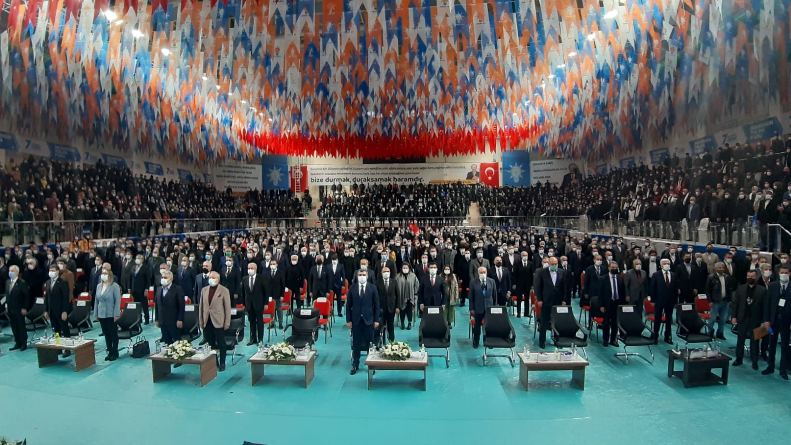 Cumhurbaşkanı Erdoğan, AK Parti Mardin 7. Olağan İl Kongresine bağlandı  İhlas Haber Ajansı