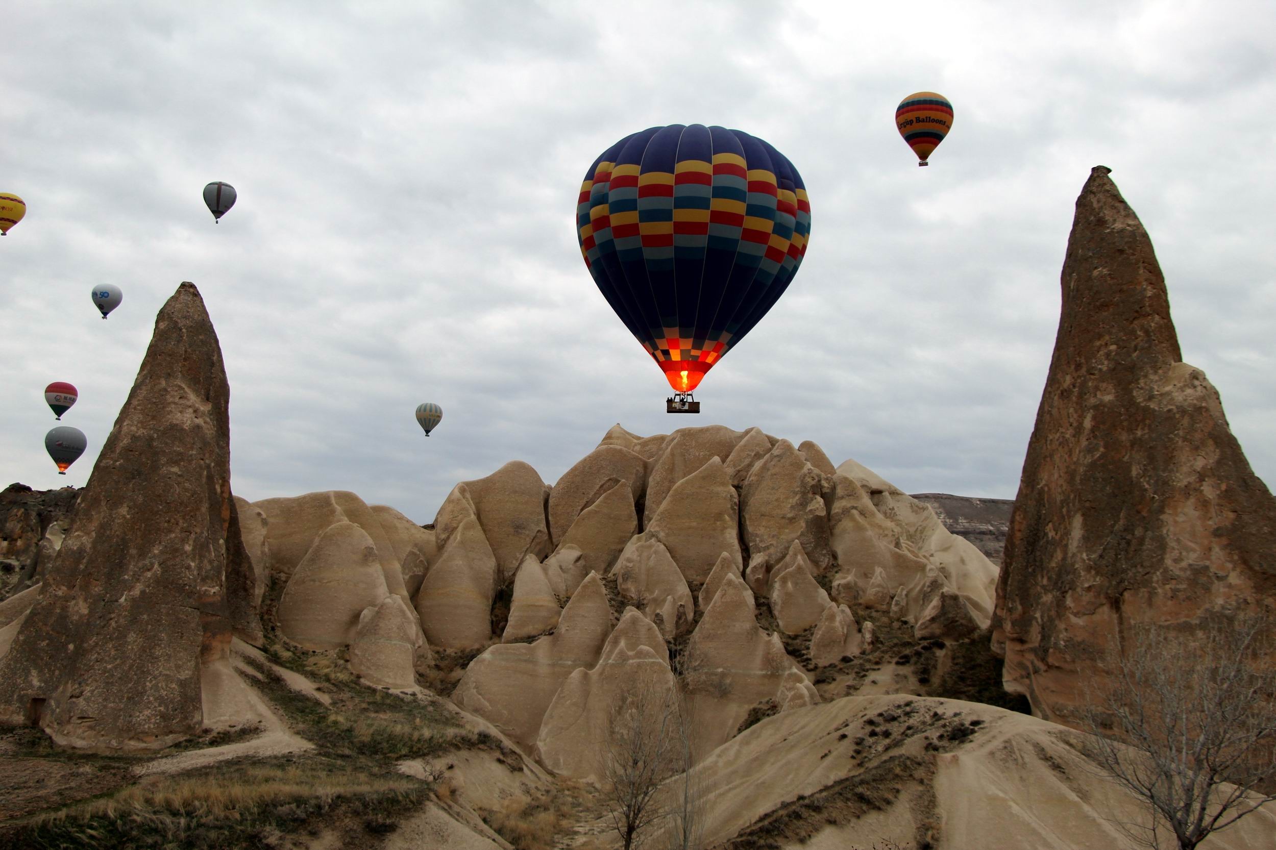 Kapadokya'da balon turları hafta sonuna kadar yapılamayacak İhlas Haber  Ajansı