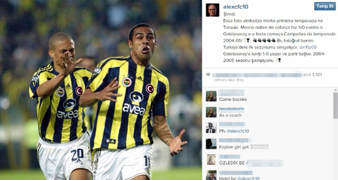 Alex’ten Fenerbahçe paylaşımı 