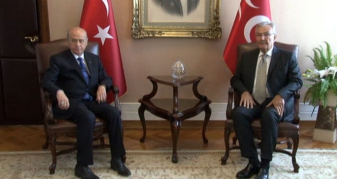 Baykal, Bahçeli görüşmesi başladı 