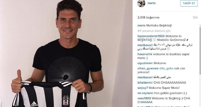 Mario Gomez'den taraftara mesaj 