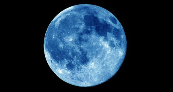 Bu gece 'Mavi Ay' görünecek gökyüzü,mavi ay