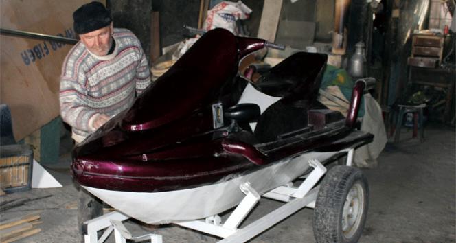Bin 500 liralık Türk yapımı jetski Osman Zorbek,Türk yapımı jetski