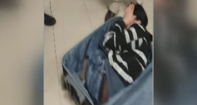 Valizin içinde Türkiye'ye girerken yakalandı gürcü,sarp sınır kapısı,valiz