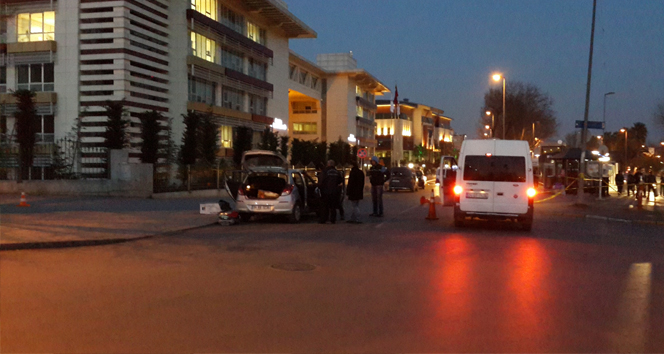Pompalı tüfekle emniyete girmeye çalıştı araç,İstanbul,pompalı tüfek