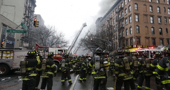 ABD’de bir binada yangın çıktı: en az 19 yaralı ABD,new york,yangın