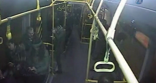 İETT otobüsünde bıçaklı saldırı bıçaklı saldırı,iett otobüsü