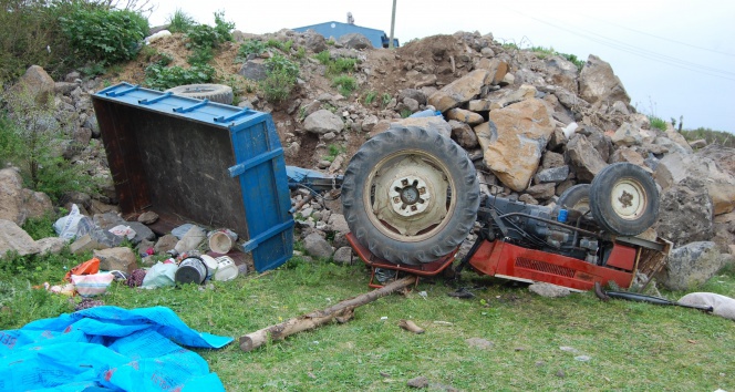 Tarım işçileri kaza yaptı: 2 ölü, 15 yaralı TARIM İŞÇİLERİ KAZA